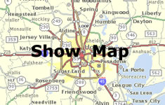 Map to Baker's Best 6935 Stearns St. Houston TX 77021